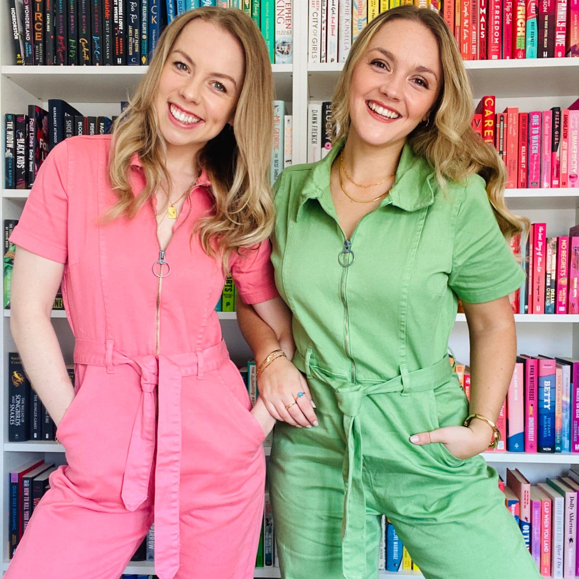 book reccos in pink and green